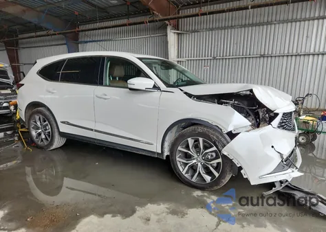 2022 Acura Mdx Technology z USA, uszkodzony, nr VIN 5J8YE1H44NL006991